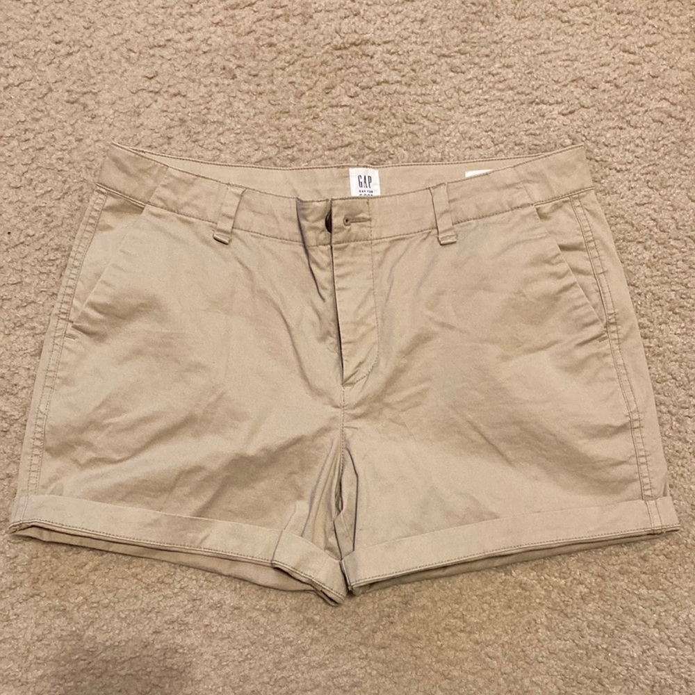 GAP shorts. Size 8. Khaki